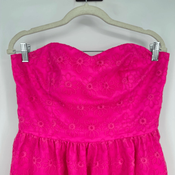 Lilly Pulitzer Payton Women’s Strapless Corset Dress Size 10 Pink Sweetheart - Picture 10 of 12